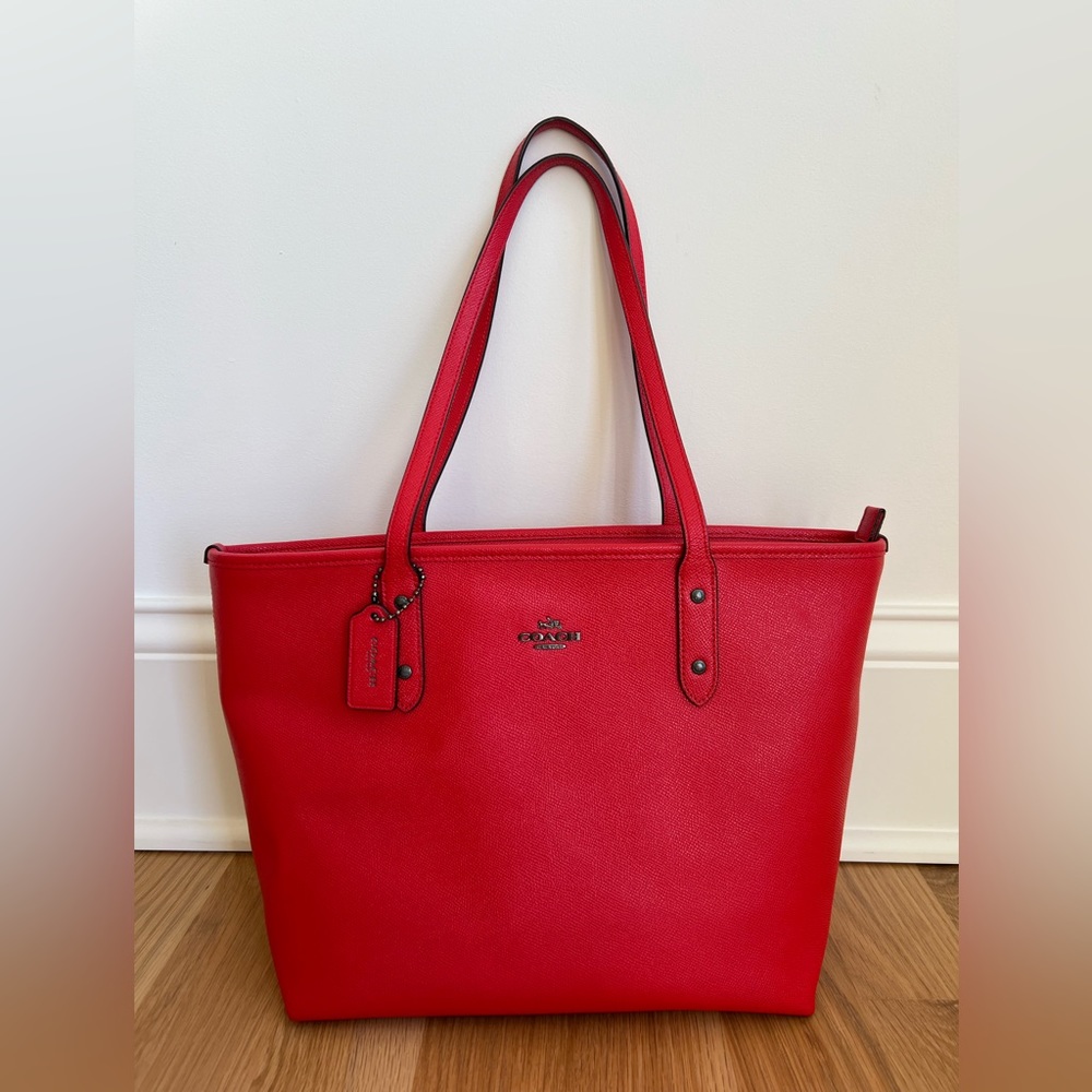Coach Zip Top Tote
